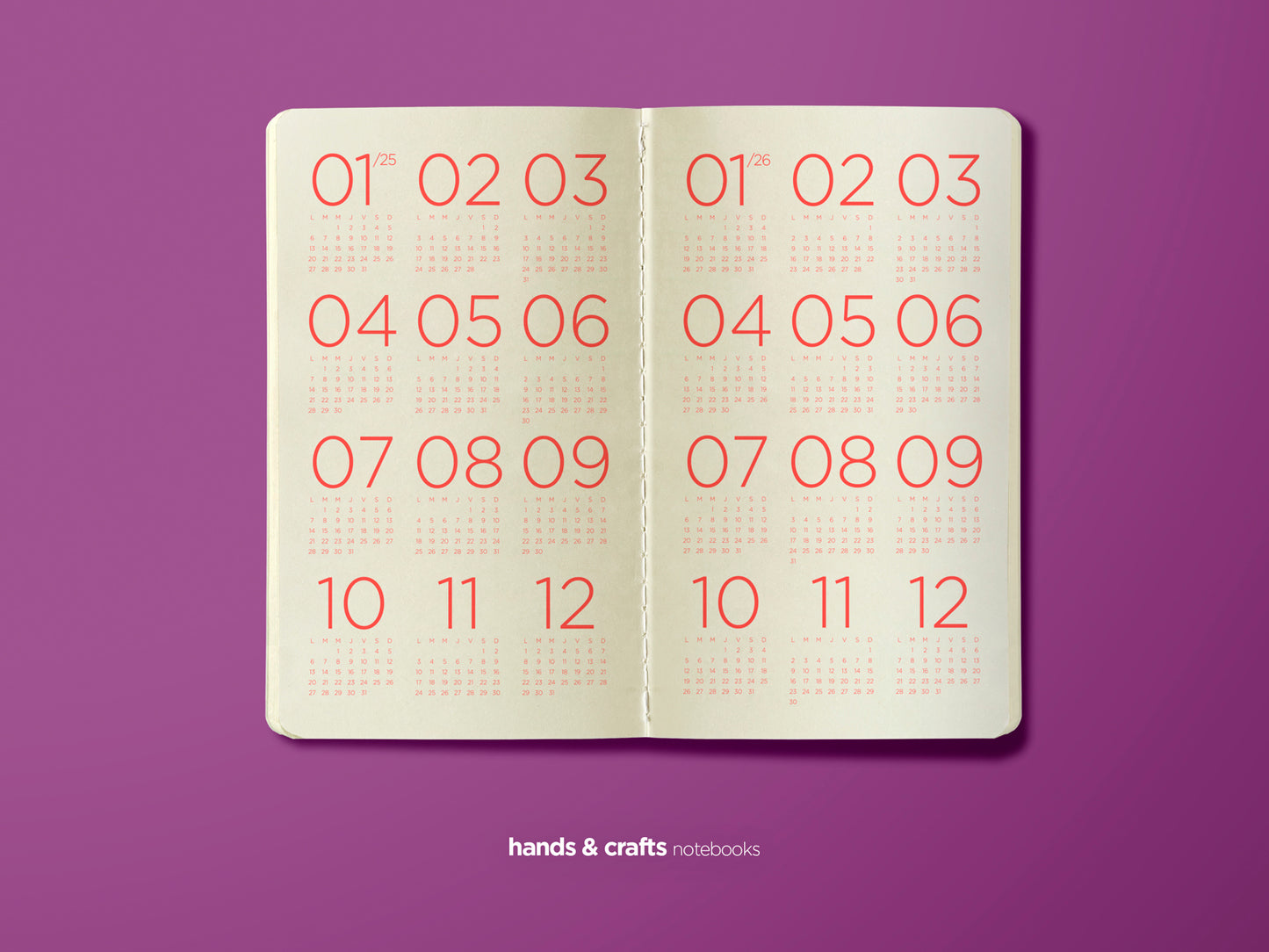 Planner SKINNY 2025 - Mensual