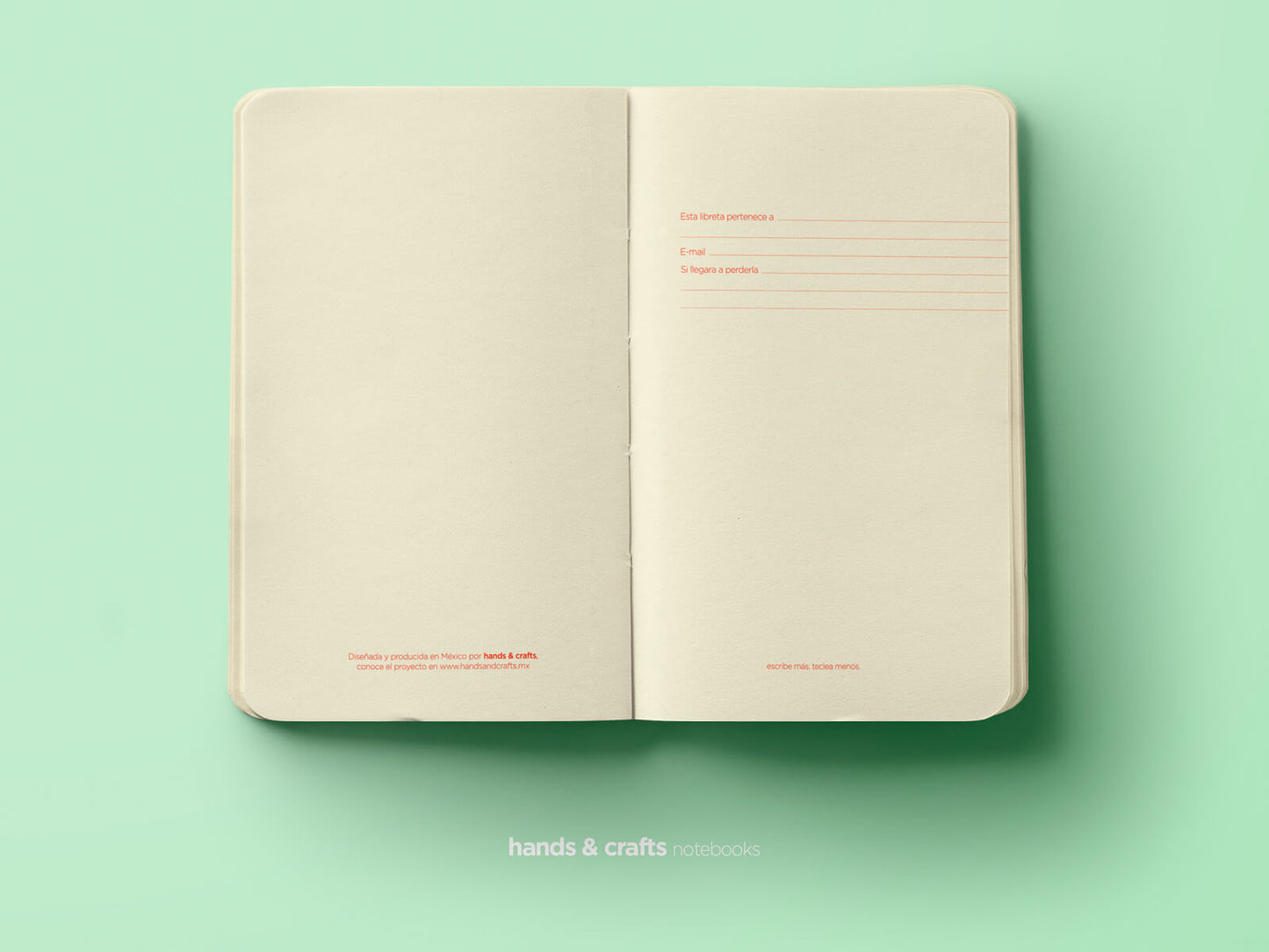 Libreta FLEX - MINT | Pasta suave