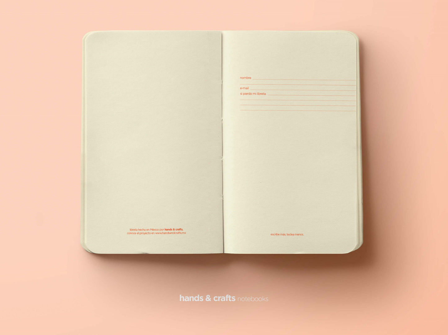 Libreta DEBUT - MANDARINE | Pasta dura