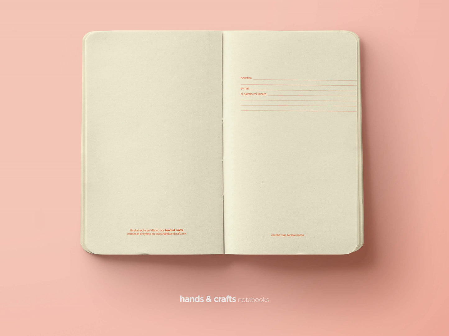 Libreta debut - PEACH